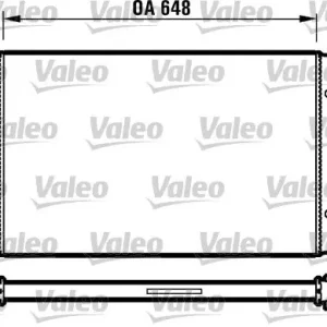 Chłodnica, układ chłodzenia silnika VALEO 732427 Wysoka jakość