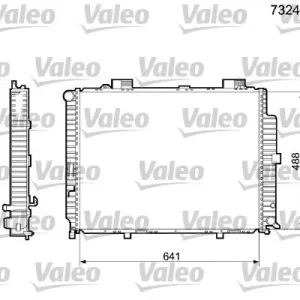 Chłodnica, układ chłodzenia silnika VALEO 732462 Ekspresowa dostawa
