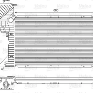 Oferta limitowana Chłodnica, układ chłodzenia silnika VALEO 732472