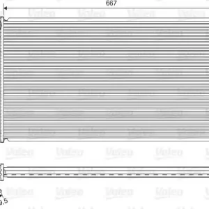Chłodnica, układ chłodzenia silnika VALEO 732518 Promocja