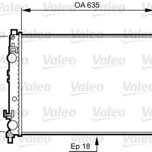 Szybka wysyłka Chłodnica, układ chłodzenia silnika VALEO 732544