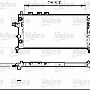 Chłodnica, układ chłodzenia silnika VALEO 732548 Zniżka