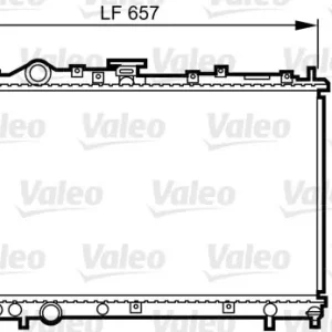 Chłodnica, układ chłodzenia silnika VALEO 732612 Bestseller
