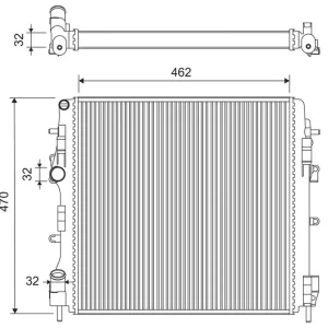 Chłodnica, układ chłodzenia silnika VALEO 732687 Oferta limitowana