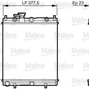 Chłodnica, układ chłodzenia silnika VALEO 732718 Tani