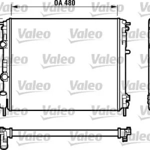 Super okazja Chłodnica, układ chłodzenia silnika VALEO 732720