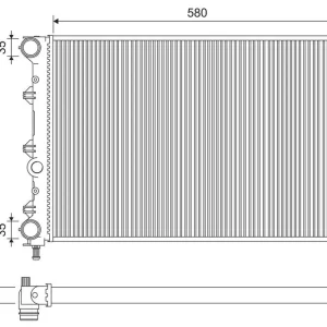 Sprawdź teraz Chłodnica, układ chłodzenia silnika VALEO 732730