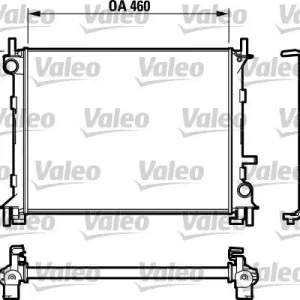 Najlepsza cena Chłodnica, układ chłodzenia silnika VALEO 732731