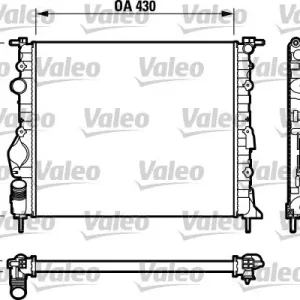 Chłodnica, układ chłodzenia silnika VALEO 732765 Oferta