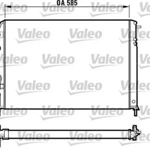 Wybór klientów Chłodnica, układ chłodzenia silnika VALEO 732817
