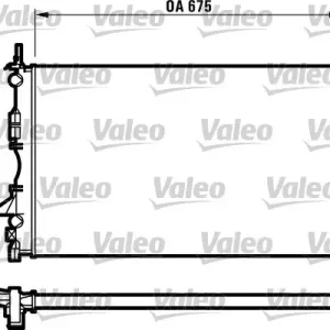 Chłodnica, układ chłodzenia silnika VALEO 732828 Darmowy zwrot