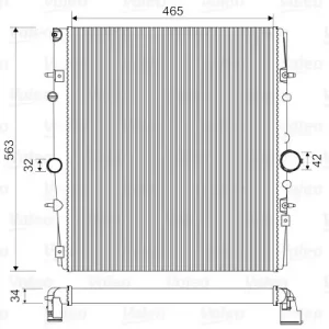 Zamów teraz Chłodnica, układ chłodzenia silnika VALEO 732881