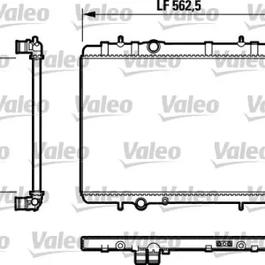 Niska cena Chłodnica, układ chłodzenia silnika VALEO 732892