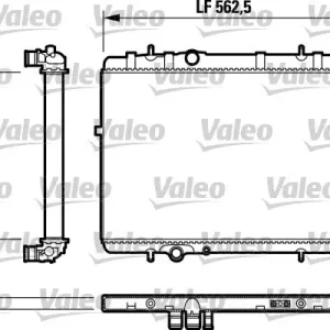 Chłodnica, układ chłodzenia silnika VALEO 732893 Łatwy zwrot