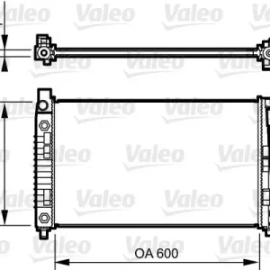 Super okazja Chłodnica, układ chłodzenia silnika VALEO 732897