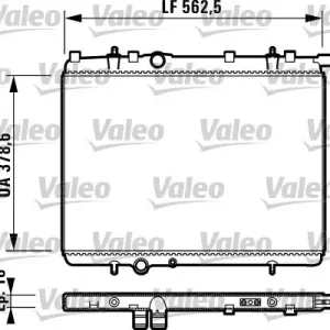 Dodaj do koszyka Chłodnica, układ chłodzenia silnika VALEO 732904