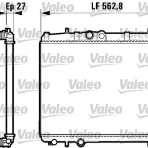 Chłodnica, układ chłodzenia silnika VALEO 732909 Oferta limitowana