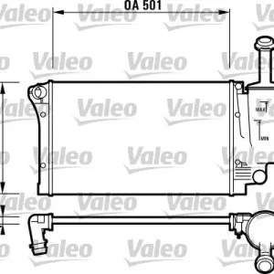 Zniżka Chłodnica, układ chłodzenia silnika VALEO 732924