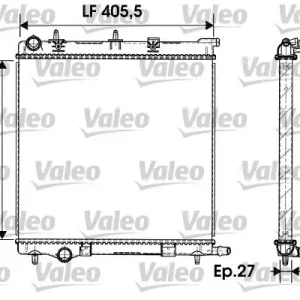 Chłodnica, układ chłodzenia silnika VALEO 732930 Oferta limitowana