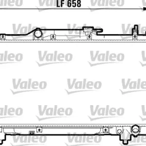 Darmowy zwrot Chłodnica, układ chłodzenia silnika VALEO 732951