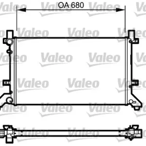 Ekspresowa dostawa Chłodnica, układ chłodzenia silnika VALEO 732952