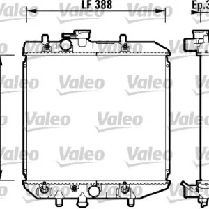 Tani Chłodnica, układ chłodzenia silnika VALEO 734104