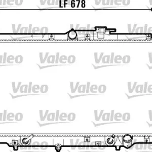 Wyprzedaż Chłodnica, układ chłodzenia silnika VALEO 734109