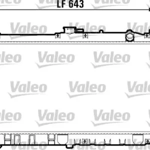 Darmowy zwrot Chłodnica, układ chłodzenia silnika VALEO 734119