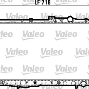 Chłodnica, układ chłodzenia silnika VALEO 734142 Nie przegap