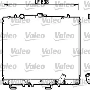 Chłodnica, układ chłodzenia silnika VALEO 734143 Tani