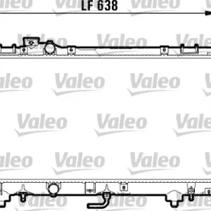 Wyjątkowa oferta Chłodnica, układ chłodzenia silnika VALEO 734176