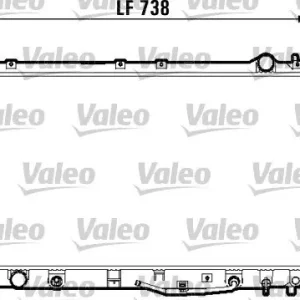 Ostatnie sztuki Chłodnica, układ chłodzenia silnika VALEO 734177