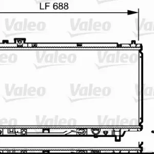 Ekspresowa dostawa Chłodnica, układ chłodzenia silnika VALEO 734195