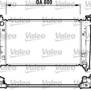 Chłodnica, układ chłodzenia silnika VALEO 734199 Darmowy zwrot