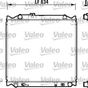 Darmowa dostawa Chłodnica, układ chłodzenia silnika VALEO 734206