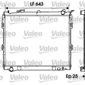 Chłodnica, układ chłodzenia silnika VALEO 734207 Hit sprzedaży