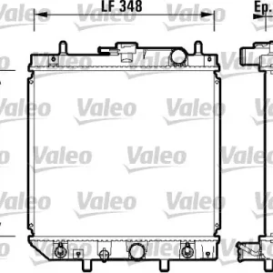 Wysoka jakość Chłodnica, układ chłodzenia silnika VALEO 734210