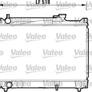 Darmowy zwrot Chłodnica, układ chłodzenia silnika VALEO 734213