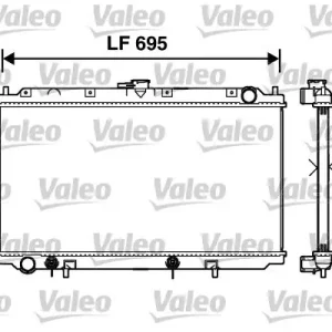 Chłodnica, układ chłodzenia silnika VALEO 734215 Wysoka jakość