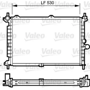 Chłodnica, układ chłodzenia silnika VALEO 734242 Oferta czasowa
