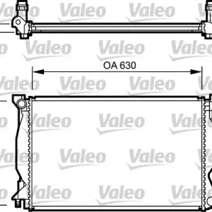 Chłodnica, układ chłodzenia silnika VALEO 734268 Oferta czasowa