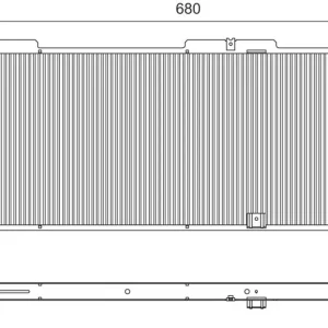 Chłodnica, układ chłodzenia silnika VALEO 734271 Ograniczona ilość