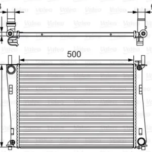 Chłodnica, układ chłodzenia silnika VALEO 734273 Bezpieczna płatność