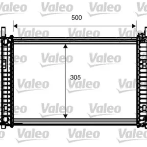 Darmowy zwrot Chłodnica, układ chłodzenia silnika VALEO 734274