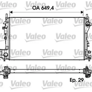 Chłodnica, układ chłodzenia silnika VALEO 734302 Sprawdź teraz