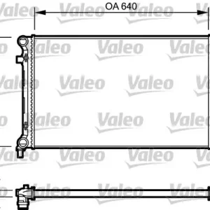 Chłodnica, układ chłodzenia silnika VALEO 734332 Ostatnie sztuki