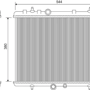 Chłodnica, układ chłodzenia silnika VALEO 734338 Ekspresowa dostawa