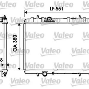Chłodnica, układ chłodzenia silnika VALEO 734346 Zamów dziś