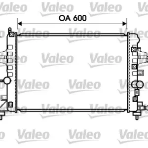 Chłodnica, układ chłodzenia silnika VALEO 734382 Wyprzedaż