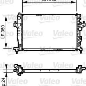 Oferta Chłodnica, układ chłodzenia silnika VALEO 734464